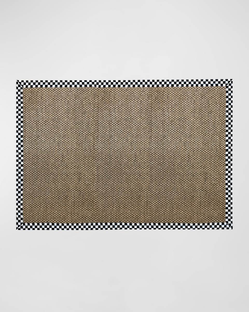 Chunky Sisal Rug Courtly Check, 6' x 9'