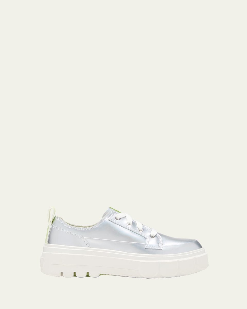 Caribou Leather Chunky Sneakers