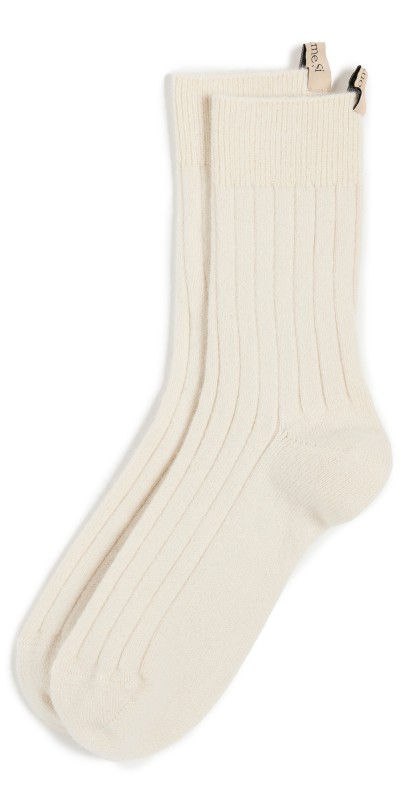 Comme Si The Cashmere Socks Sky Blue
