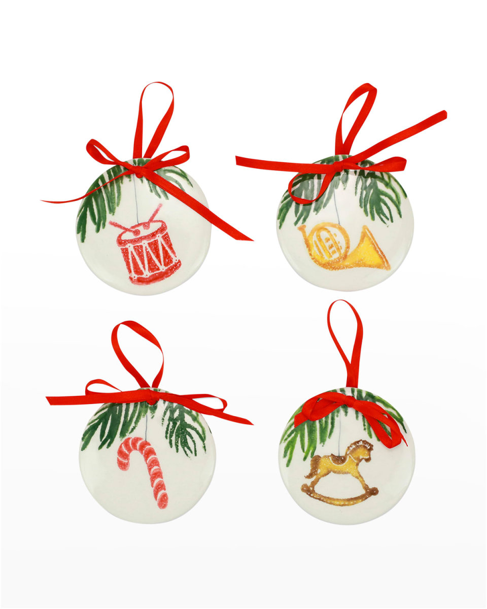 Nutcrackers Assorted Ornaments, Set of 4