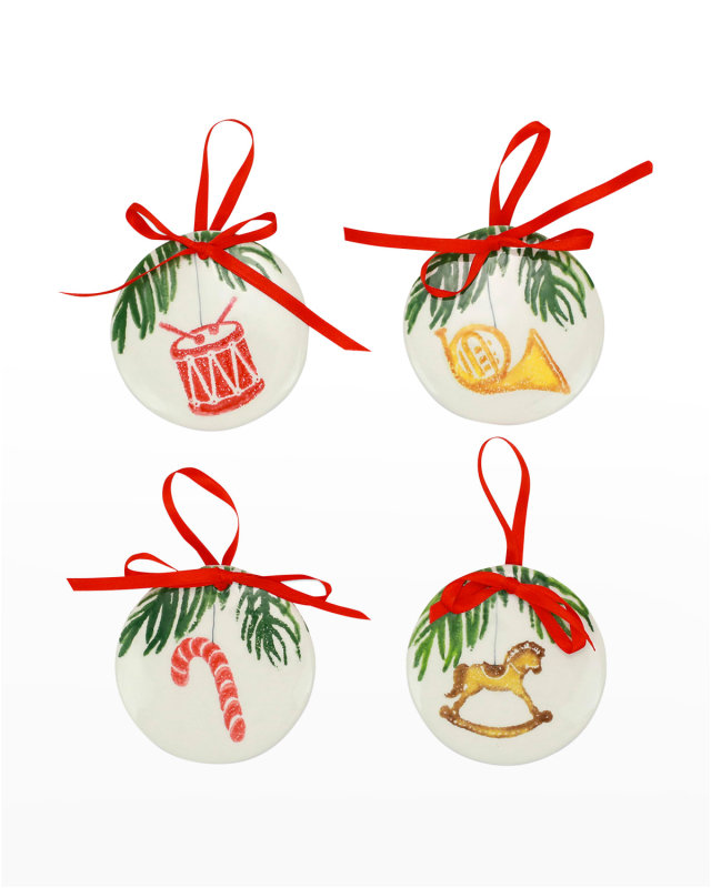 Nutcrackers Assorted Ornaments, Set of 4