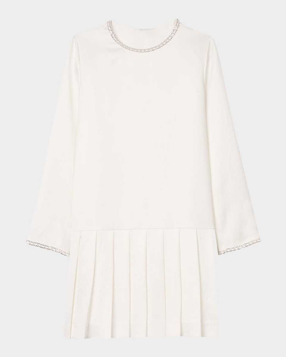 Princesse Drop-Waist Mini Dress