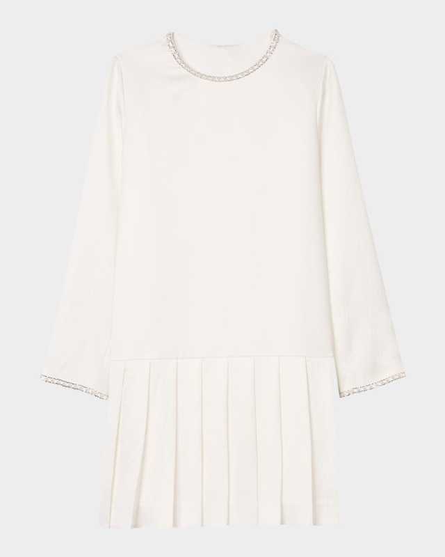 Princesse Drop-Waist Mini Dress
