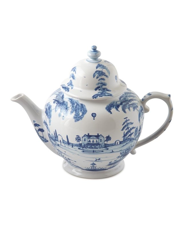Country Estate Delft Blue Teapot