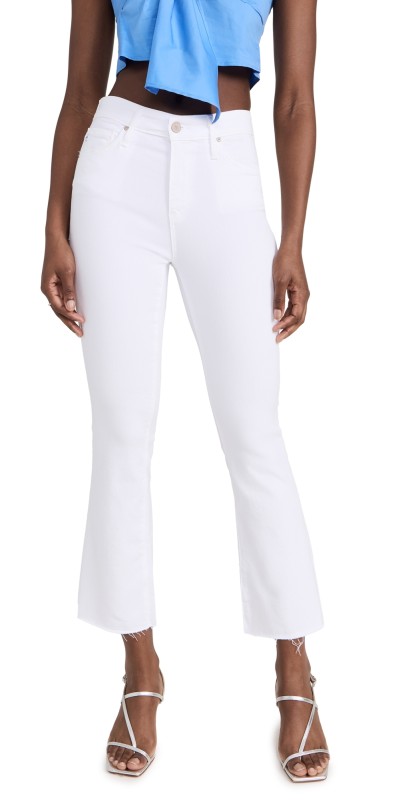 AG Farrah Boot Crop Jeans Modern White