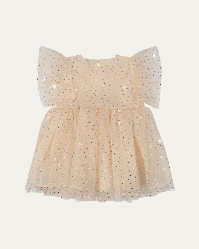 Girl's Ada Fairy Sparkle Star Dress, Size 18M-