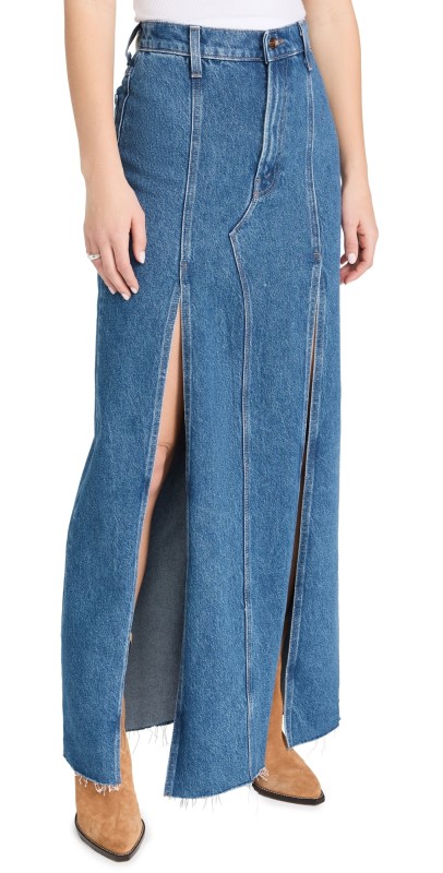 MOTHER SNACKS! The Lickity Split Fray Skirt Yummy