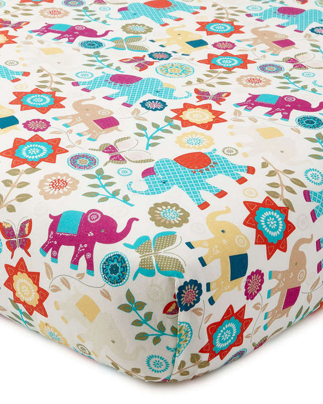 Zahara Fitted Crib Sheet