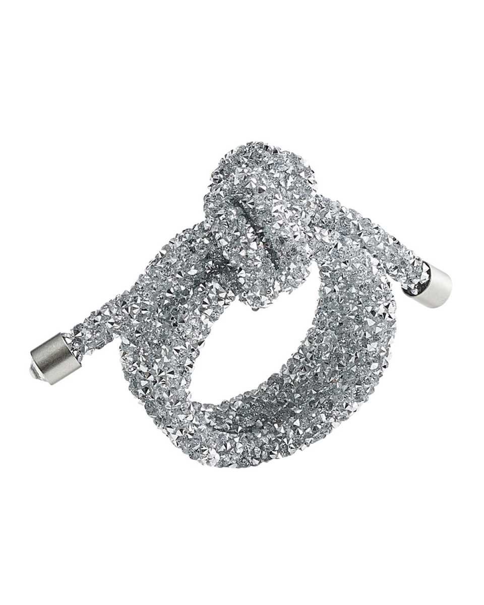 Glam Knot Napkin Ring, Silver