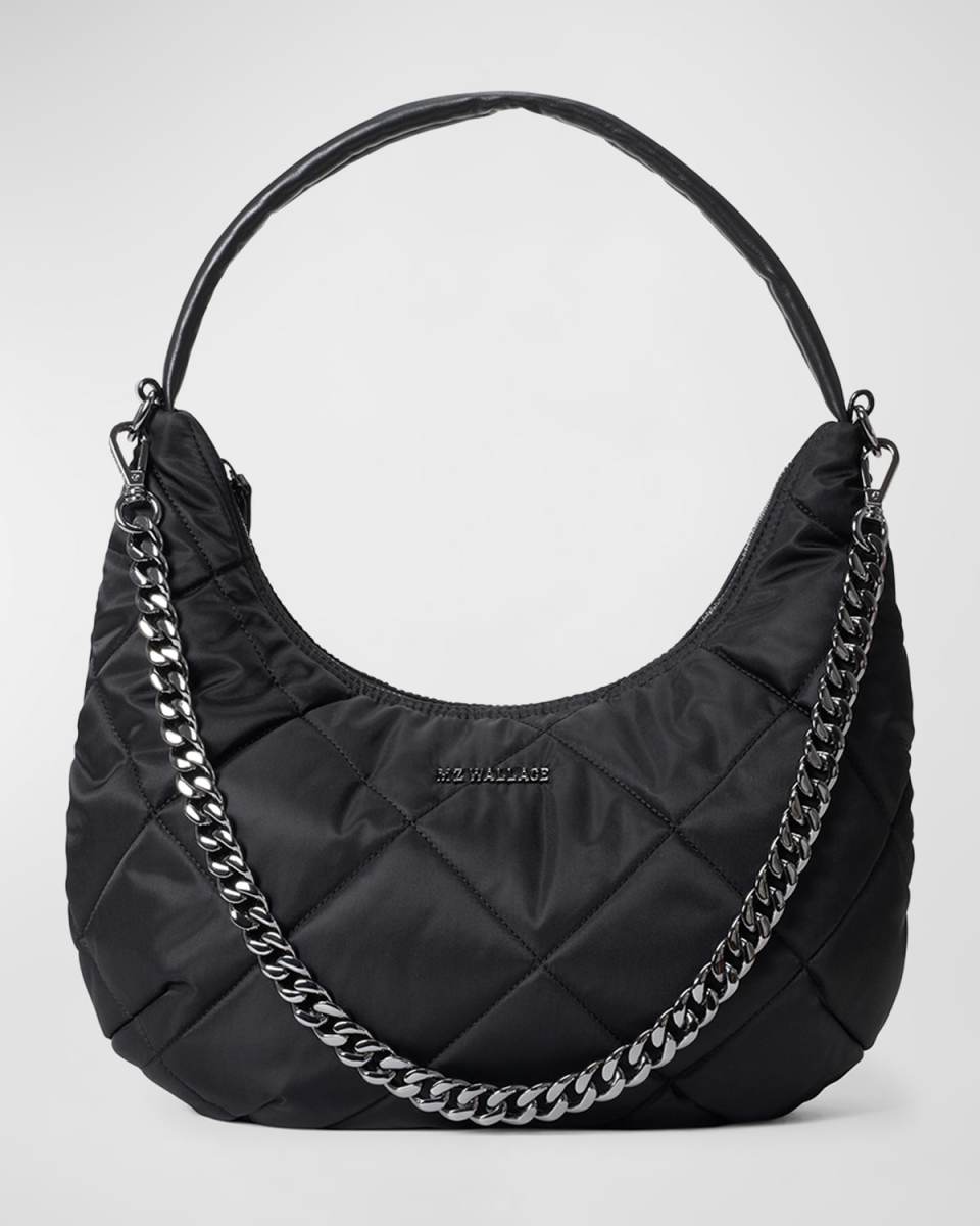 Bowery Quilted Nylon Shoulder Bag