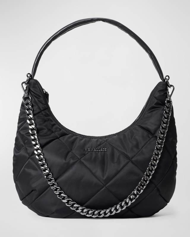 Bowery Quilted Nylon Shoulder Bag