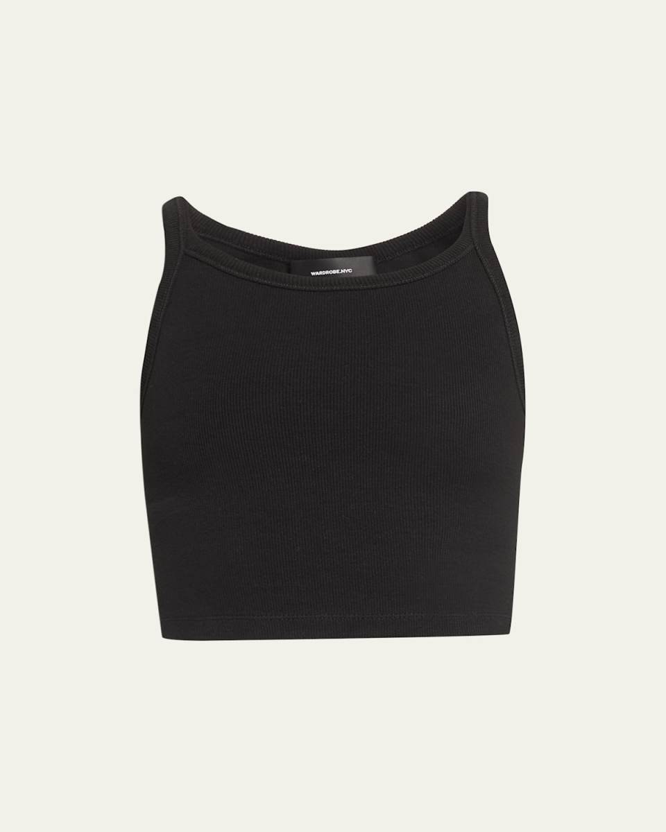 Crop Ribbed Tank Top