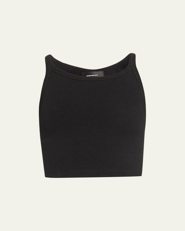 Crop Ribbed Tank Top
