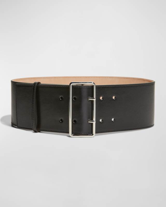 Leather Military Belt