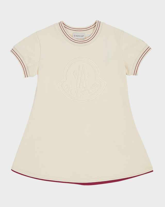 Girl's Fleece Embossed Logo Dress, Size 8-14