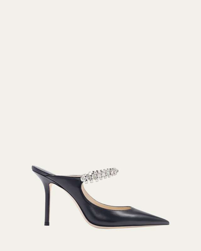 Bing Patent Jeweled Mules