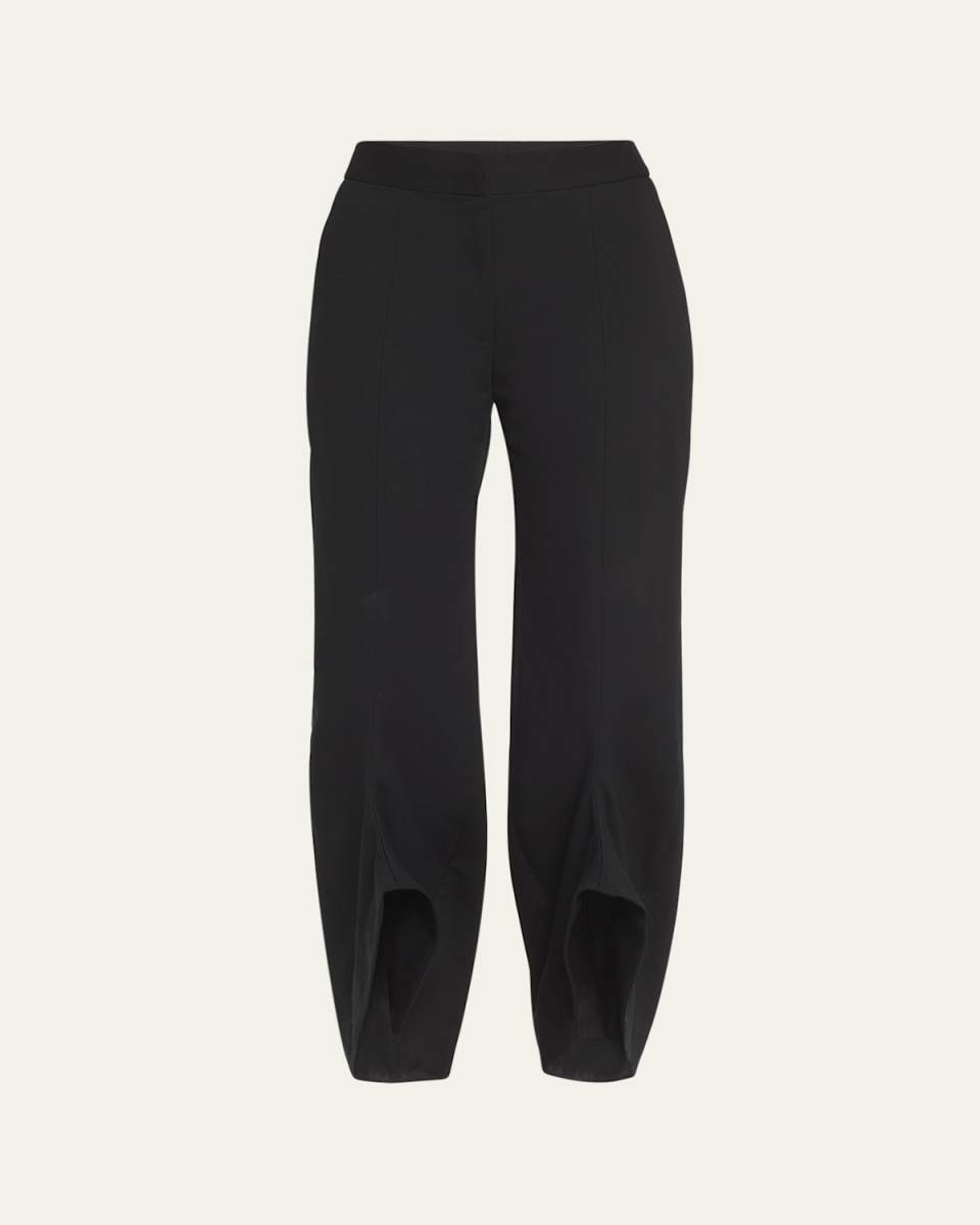 Trumpet Asymmetric-Cuff Trousers