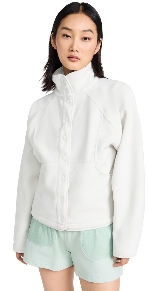 Outdoor Voices RecFleece Snap Jacket Oyster