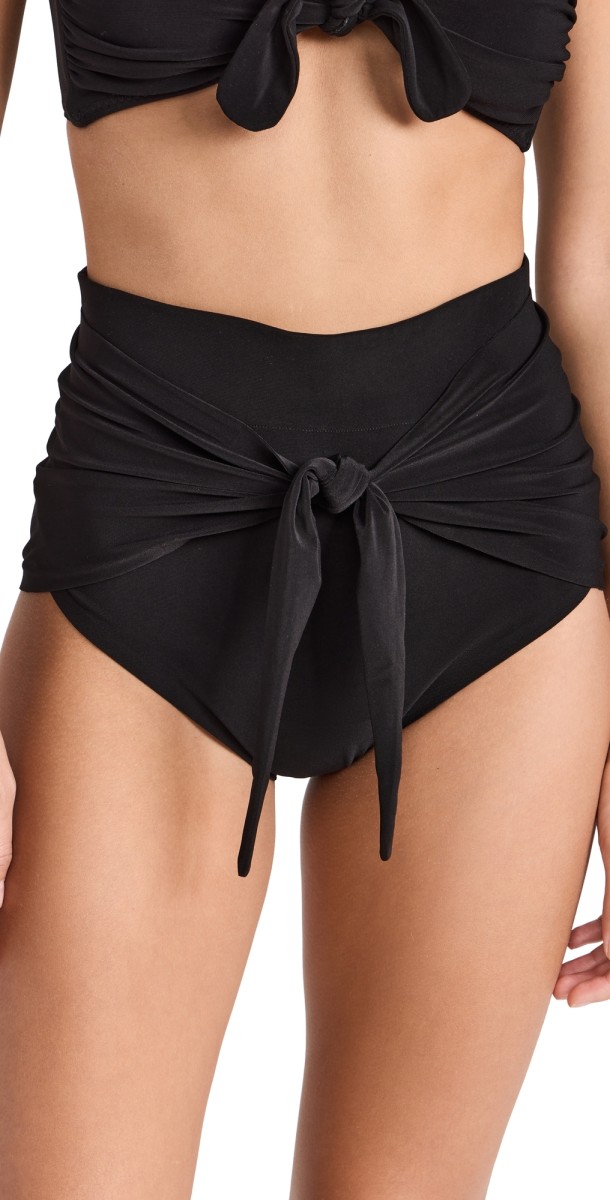 Norma Kamali Diaper Bottoms Black
