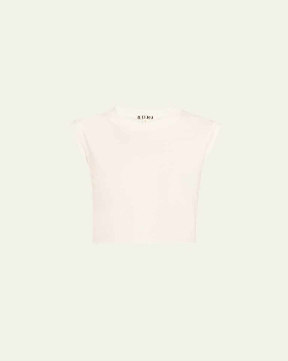 Cropped Muscle Tank Top