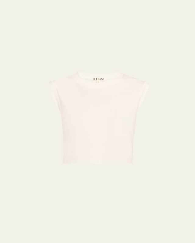 Cropped Muscle Tank Top