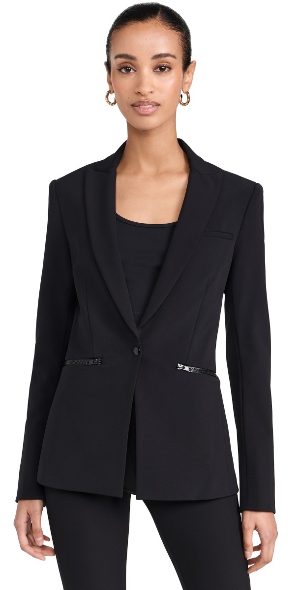 Veronica Beard Scuba Jacket Black