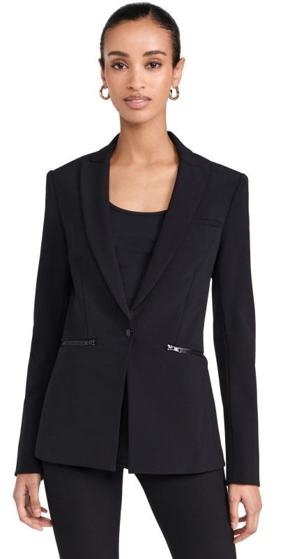 Veronica Beard Scuba Jacket Black