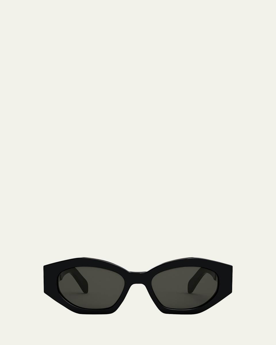 Triomphe Logo Acetate Cat-Eye Sunglasses