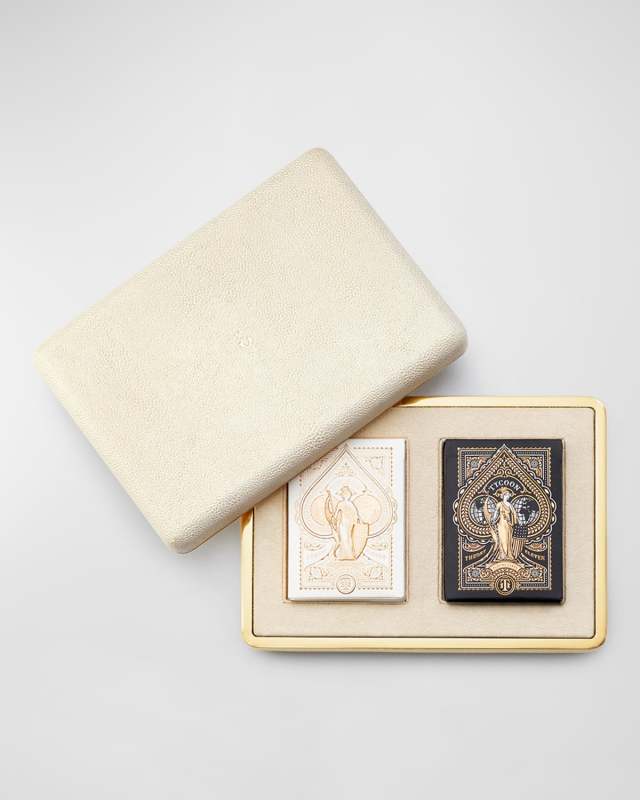 Faux Shagreen Card Case