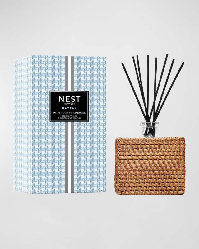 Rattan Driftwood and Chamomile Reed Diffuser, 5.9 oz.