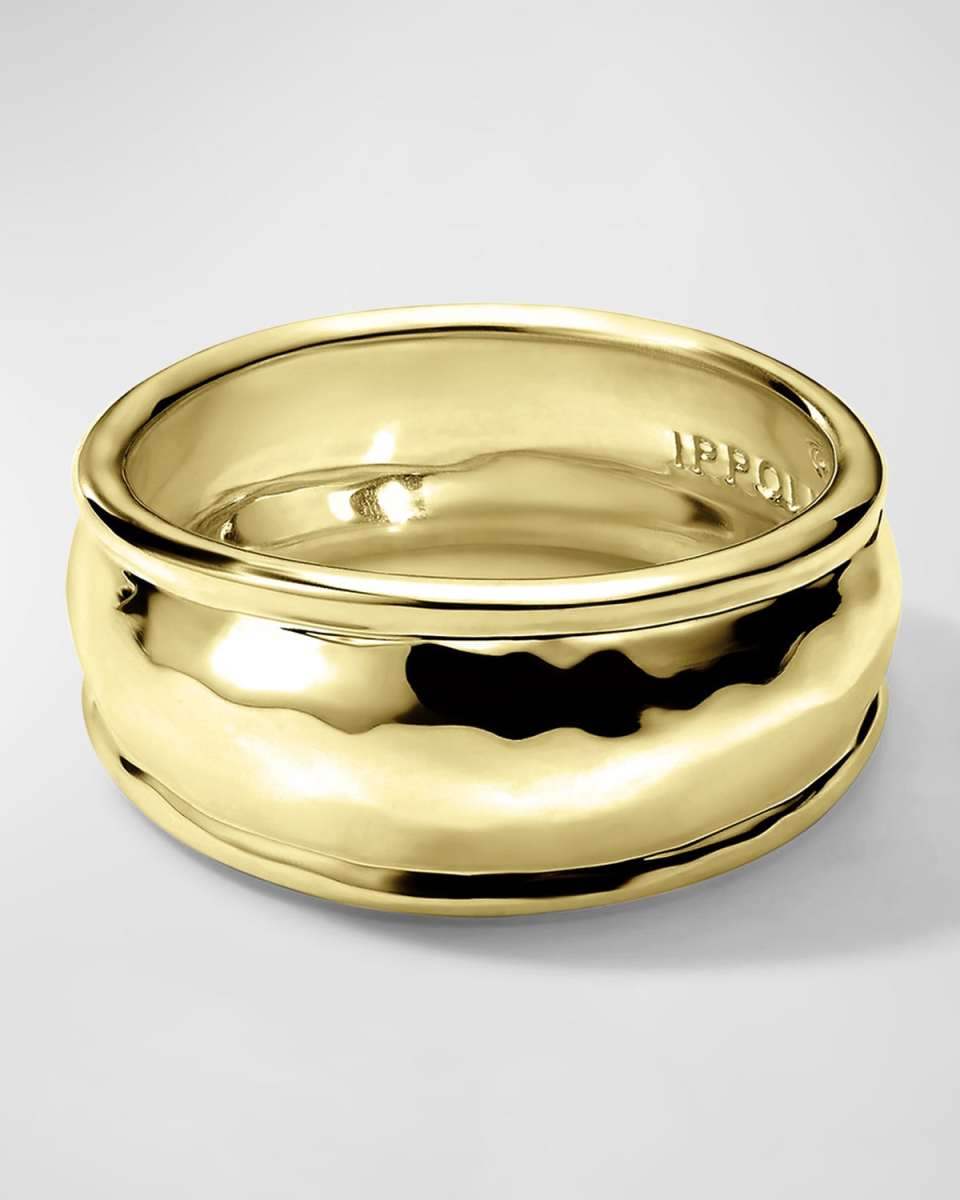 Thin Goddess Ring in 18K Gold