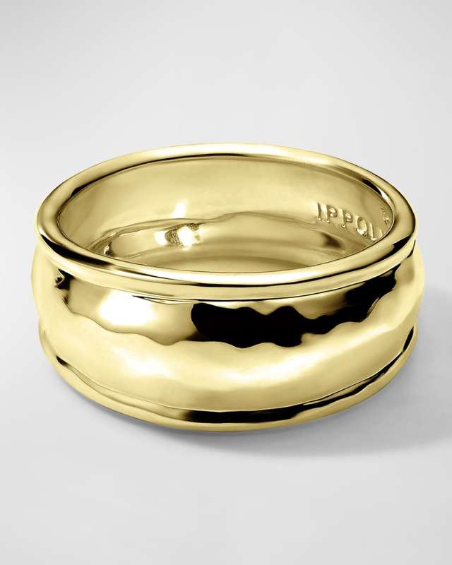 Thin Goddess Ring in 18K Gold