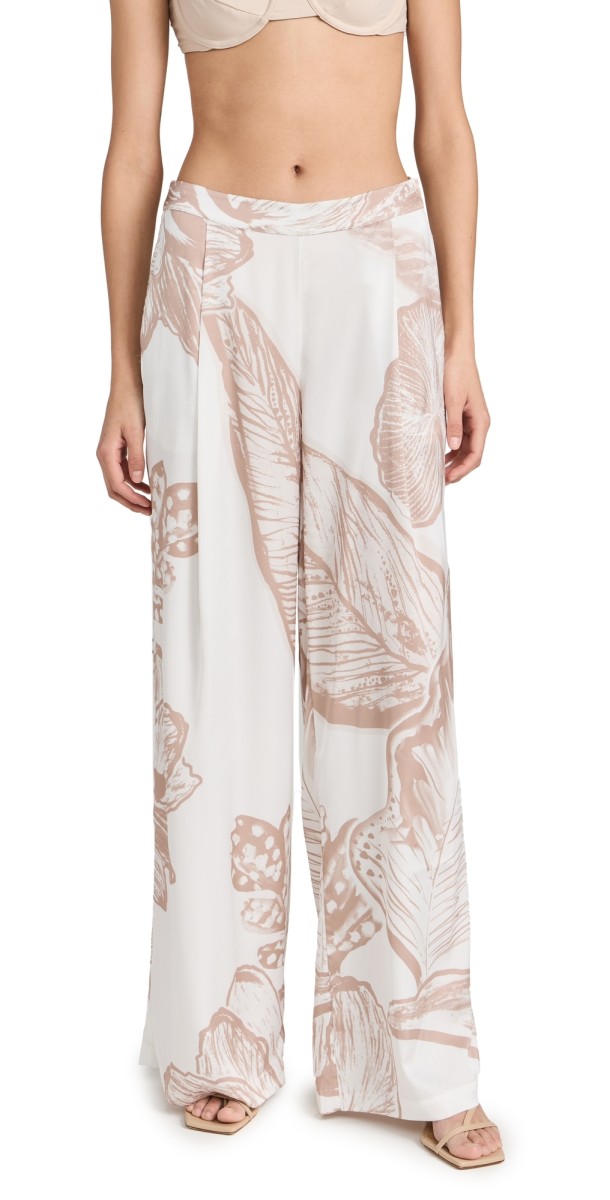 ROCOCO SAND Pants Light Brown And White