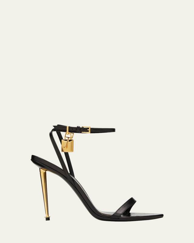 Lock Stiletto Sandals