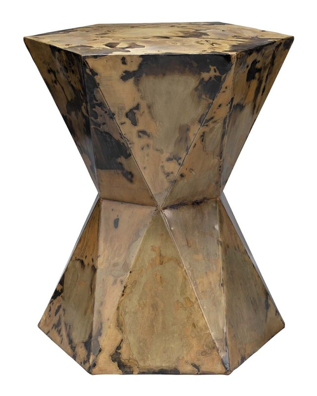 Small Crown Metallic Side Table