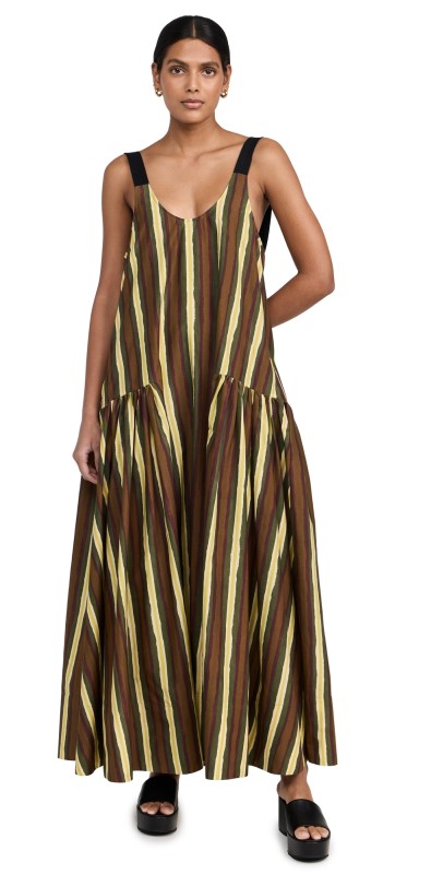 Lee Mathews Carla Dress Moss