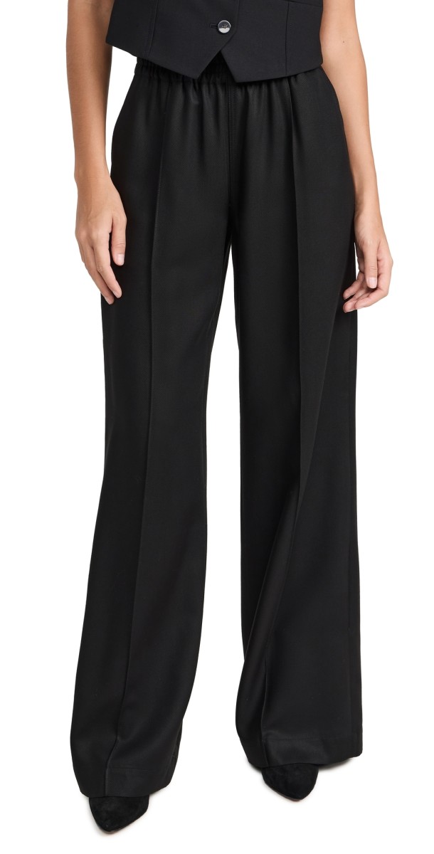 PAIGE Harper with Elastic Waistband Pants Before Dawn