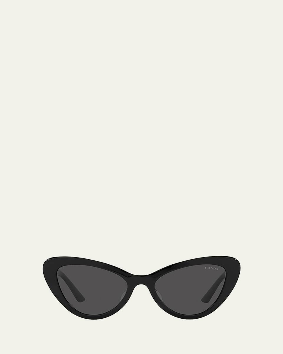 Bicolor Acetate Cat-Eye Sunglasses