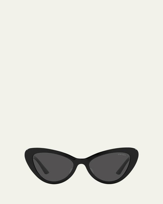 Bicolor Acetate Cat-Eye Sunglasses
