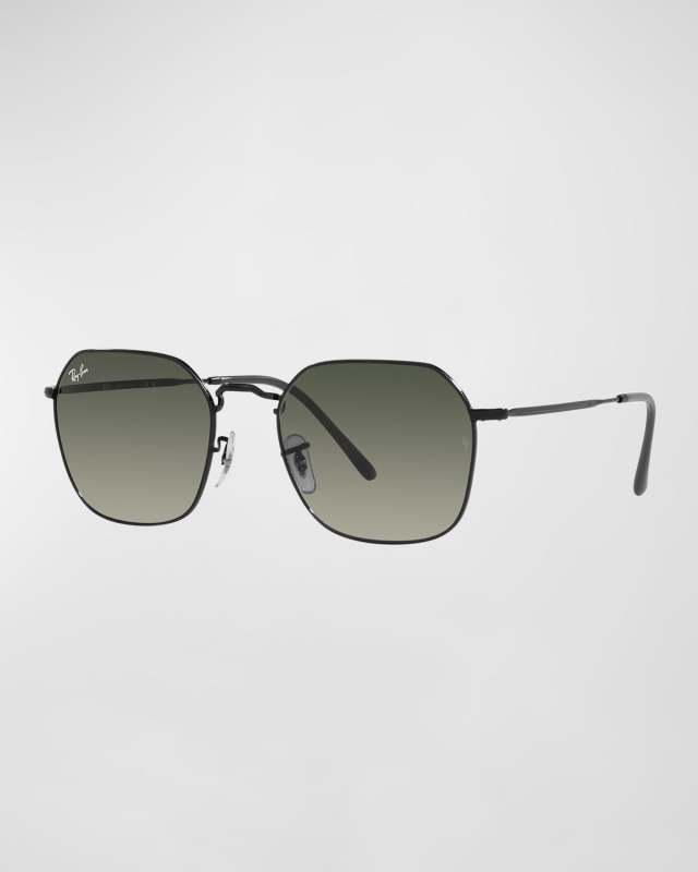 Rounded Square Metal Sunglasses, 55MM