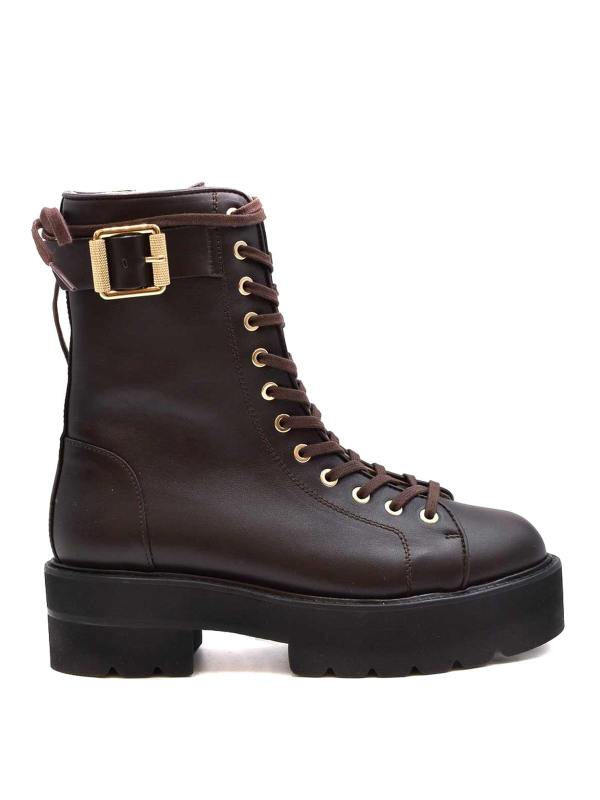 Stuart Weitzman Bottines - Marron