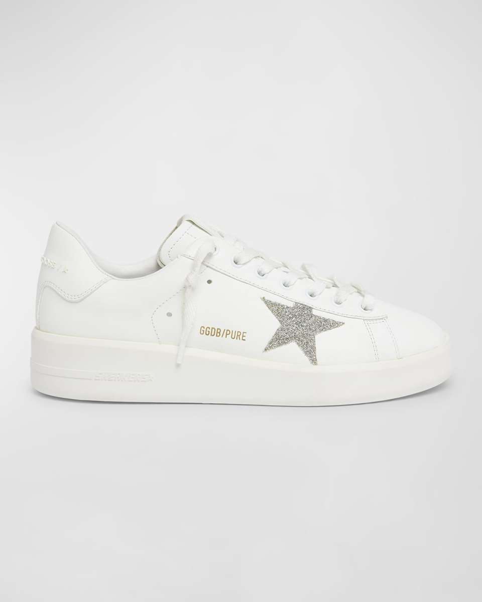 Pure Star Leather Low-Top Sneakers