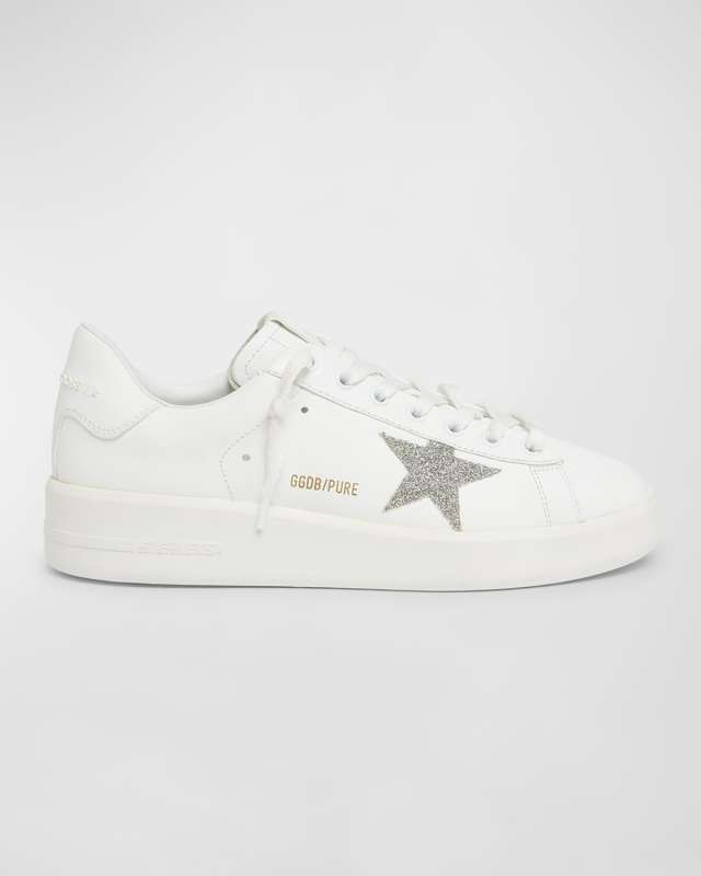 Pure Star Leather Low-Top Sneakers