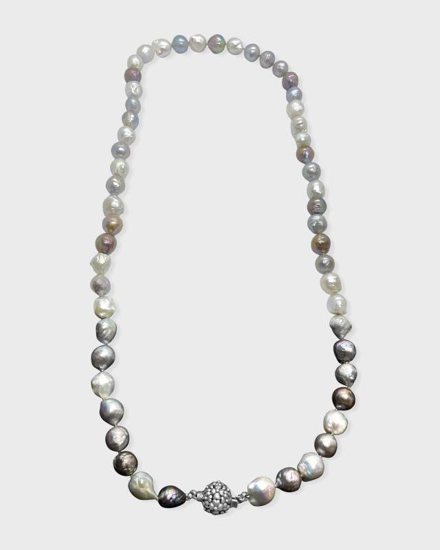 Multicolor Baroque Pearl Necklace