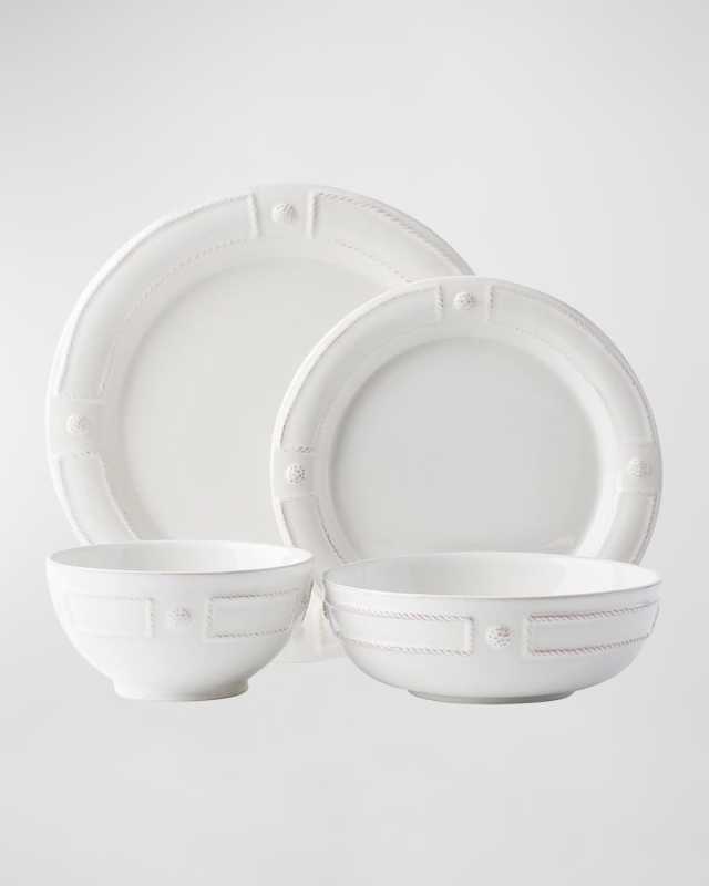 Berry Thread 4-Piece Setting, French Panel Whitewash