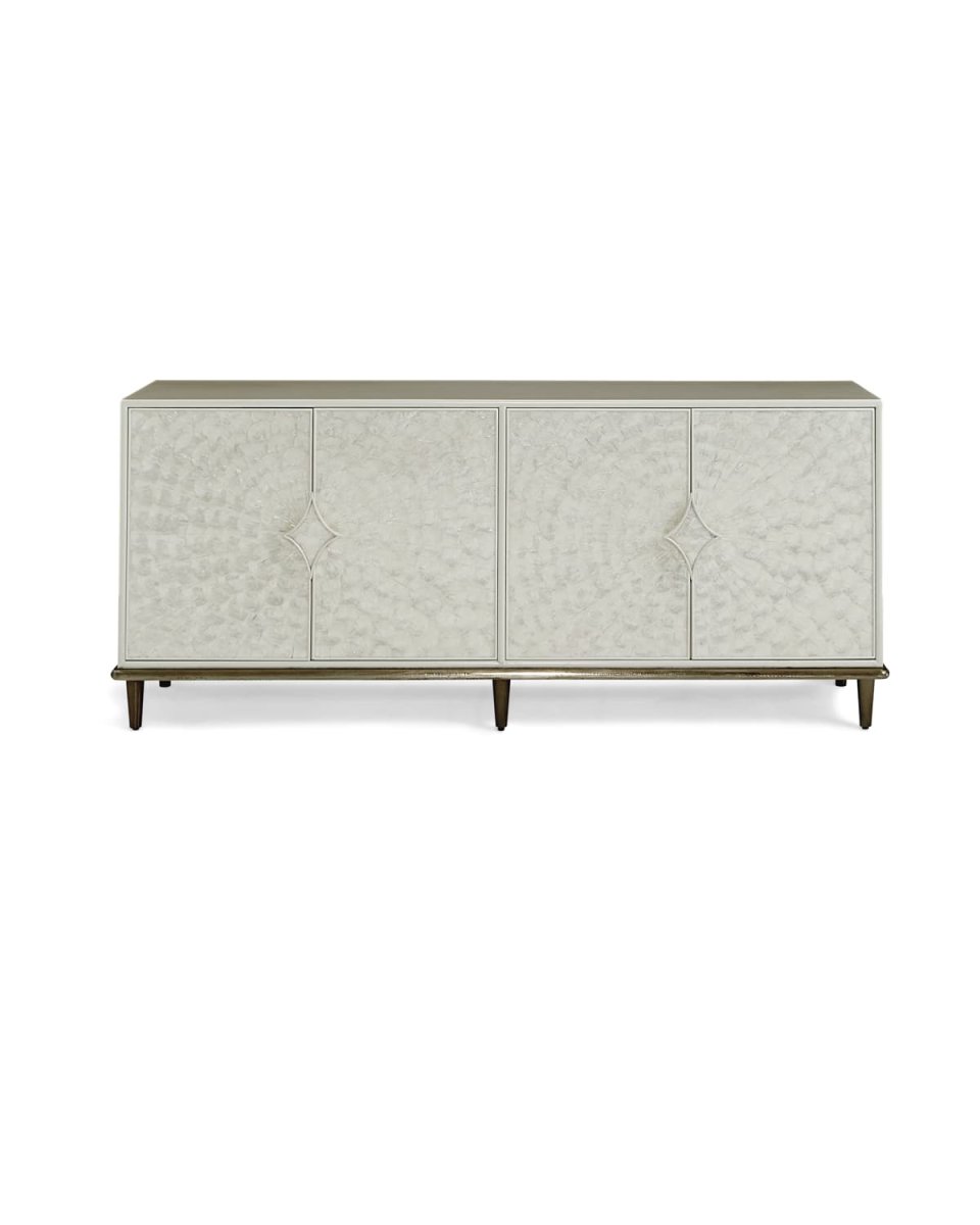 Capiz Shell Entertainment Console
