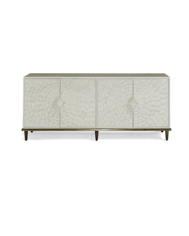 Capiz Shell Entertainment Console
