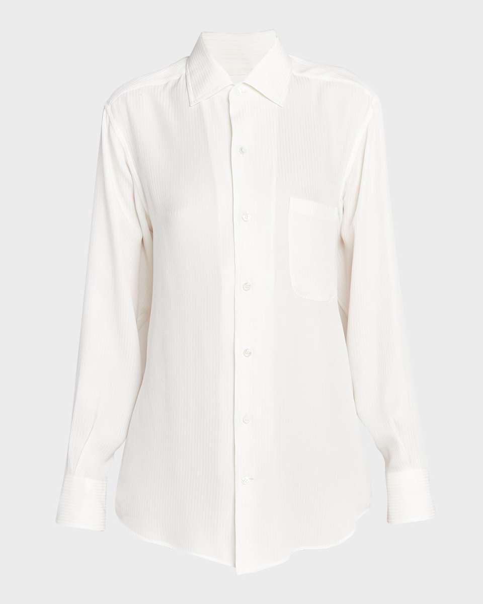 Cam Iconic Andre Raised Button-Front Shirt
