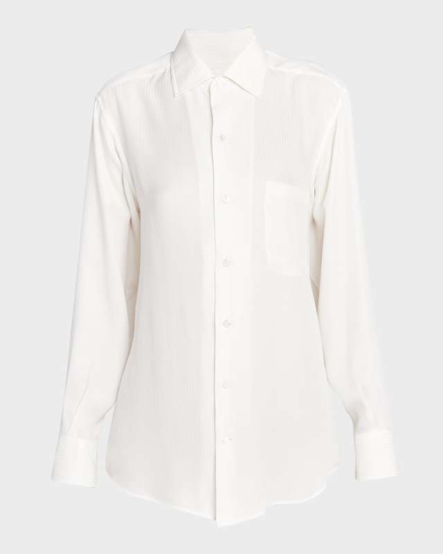 Cam Iconic Andre Raised Button-Front Shirt