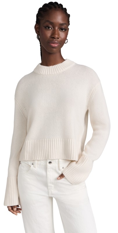 LISA YANG Sony Cashmere Sweater Cream